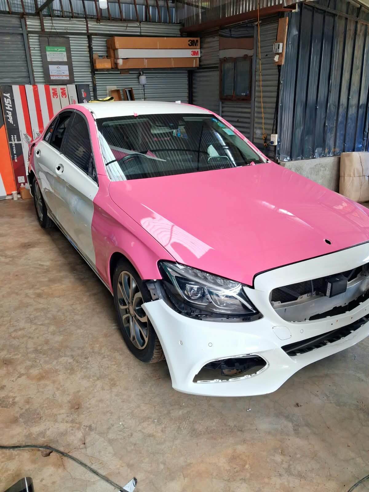 Car wrapping service and installation